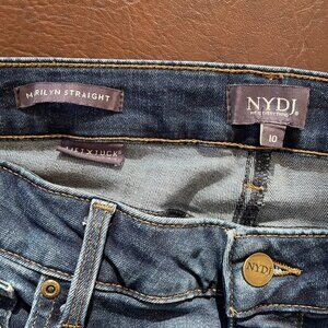 NYDJ Marilyn Straight Size 10, 32" Inseam